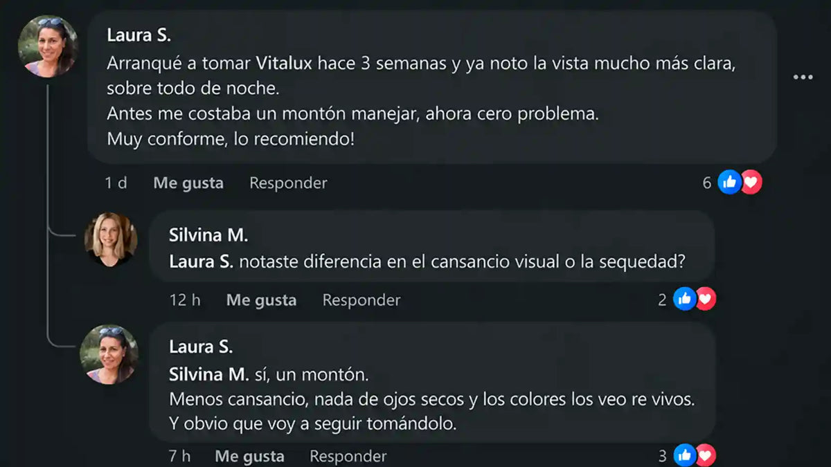 Testimonio de cliente de VitaLux